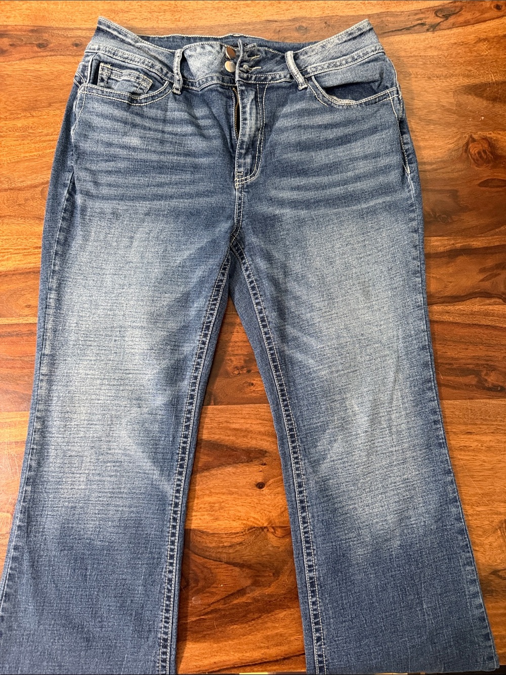 Classic Light Blue Flare Jeans for Women